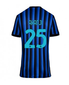 Günstige Inter Milan Manuel Akanji #25 Heimtrikot Damen 2025-26 Kurzarm